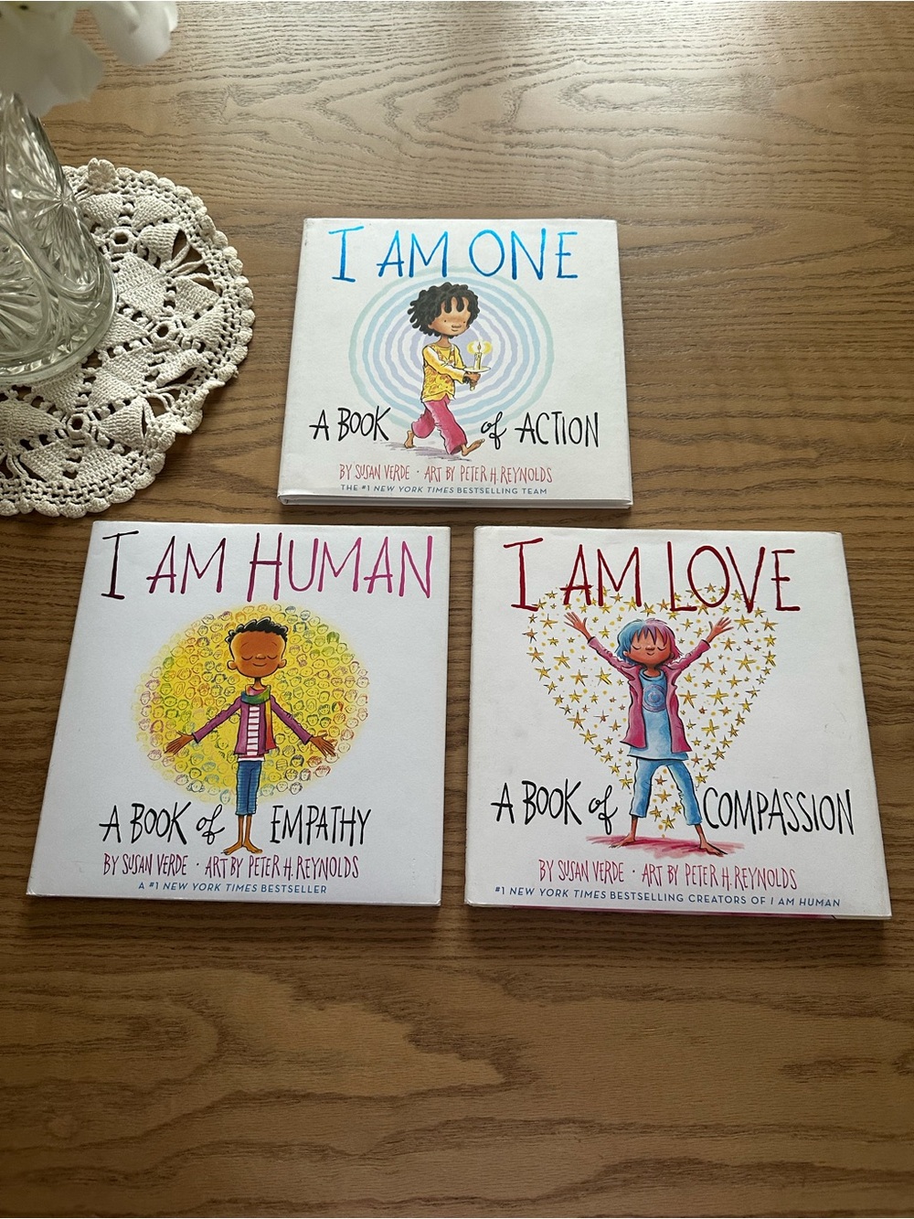 I Am One / I Am Human / I Am Love Children's Book Set - Colorful Covers Book Lot